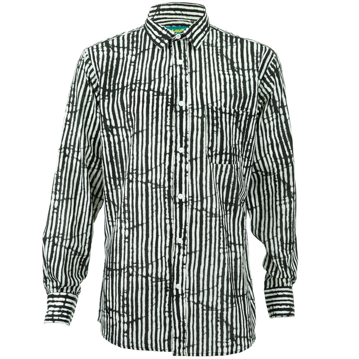 Regular Fit Long Sleeve Shirt - Lines