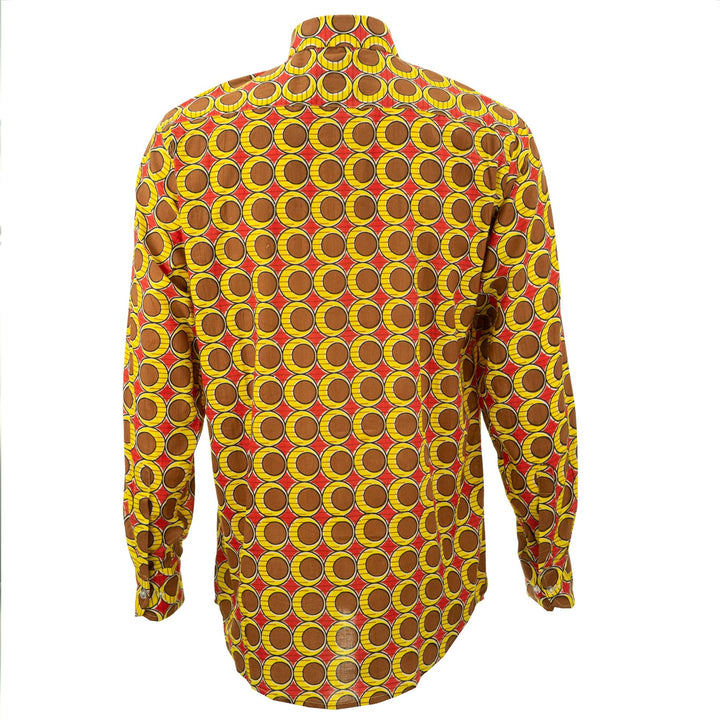 Regular Fit Long Sleeve Shirt - Brown Eggs