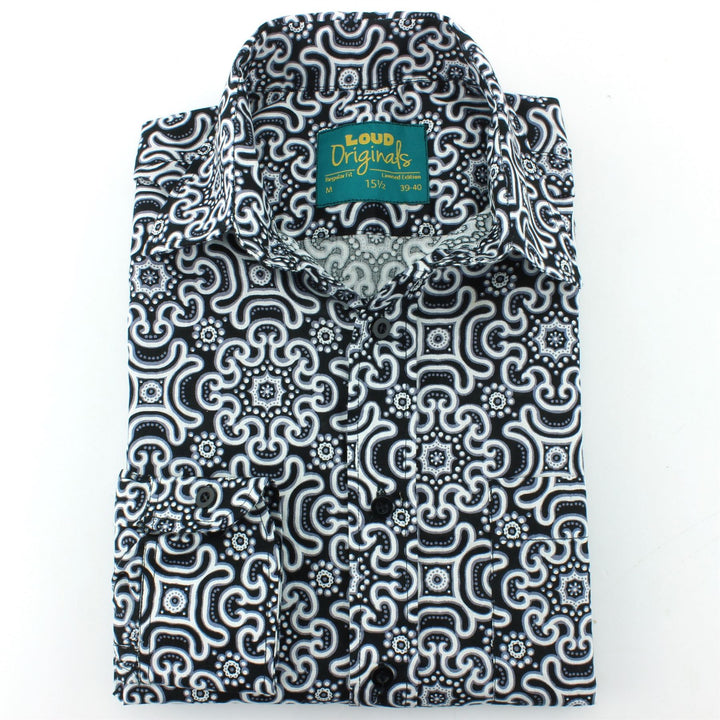 Regular Fit Long Sleeve Shirt - Tribal Fret