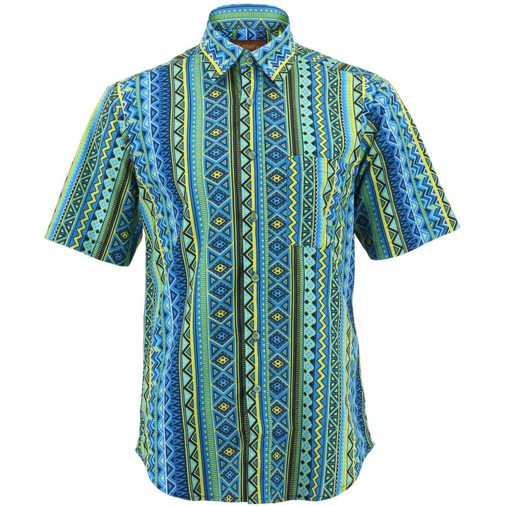 Regular Fit Short Sleeve Shirt - Aztec