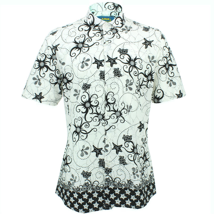 Slim Fit Short Sleeve Shirt - Tendrils