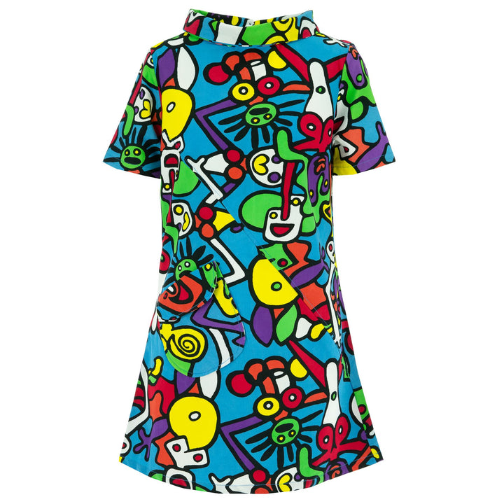 Sixties Shift Dress - Tiffy Blue