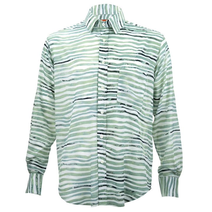 Regular Fit Long Sleeve Shirt - Wavy