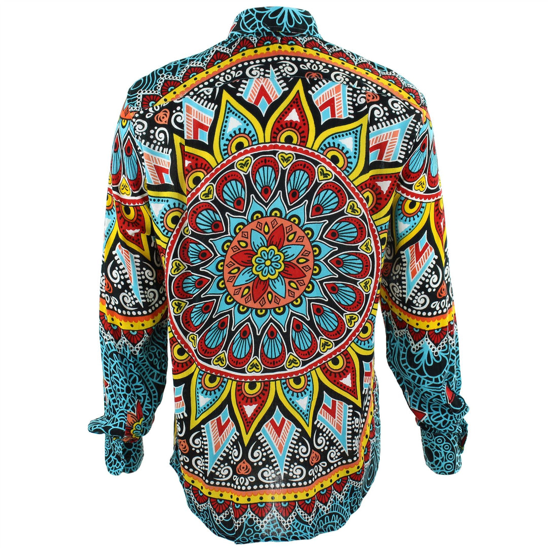 Regular Fit Long Sleeve Shirt - Carnival Mandala