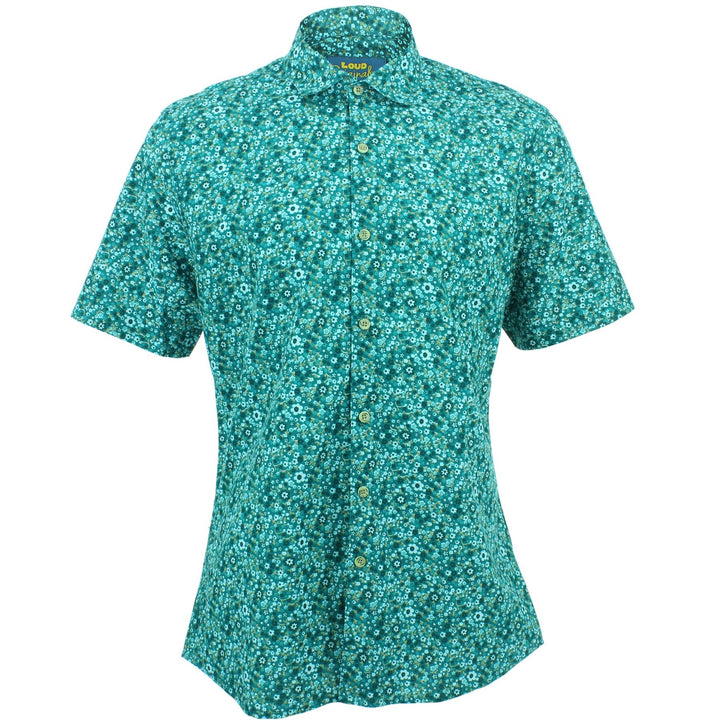 Slim Fit Short Sleeve Shirt - Ditzy Floral