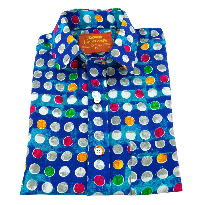 Regular Fit Short Sleeve Shirt - Spotty