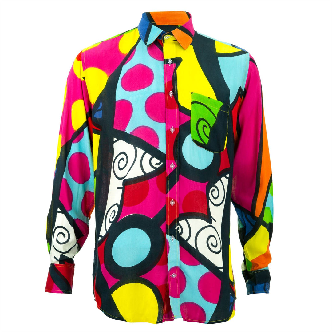 Regular Fit Long Sleeve Shirt - Carnival Beach