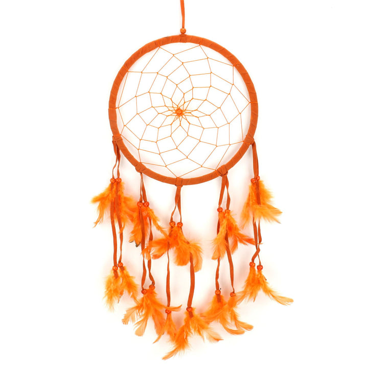 Dreamcatcher - Spiral 22cm Orange