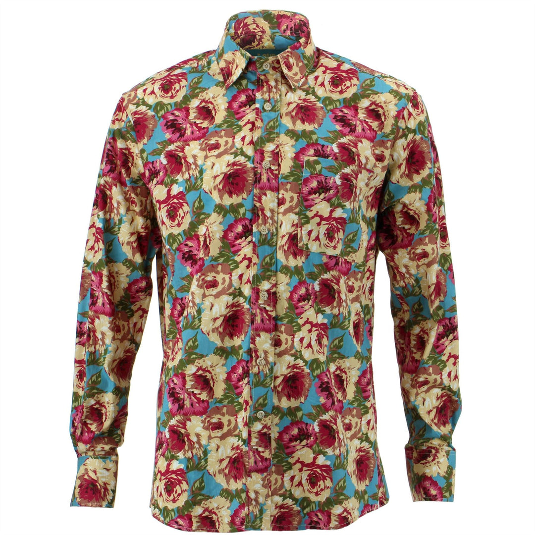 Regular Fit Long Sleeve Shirt - Floral