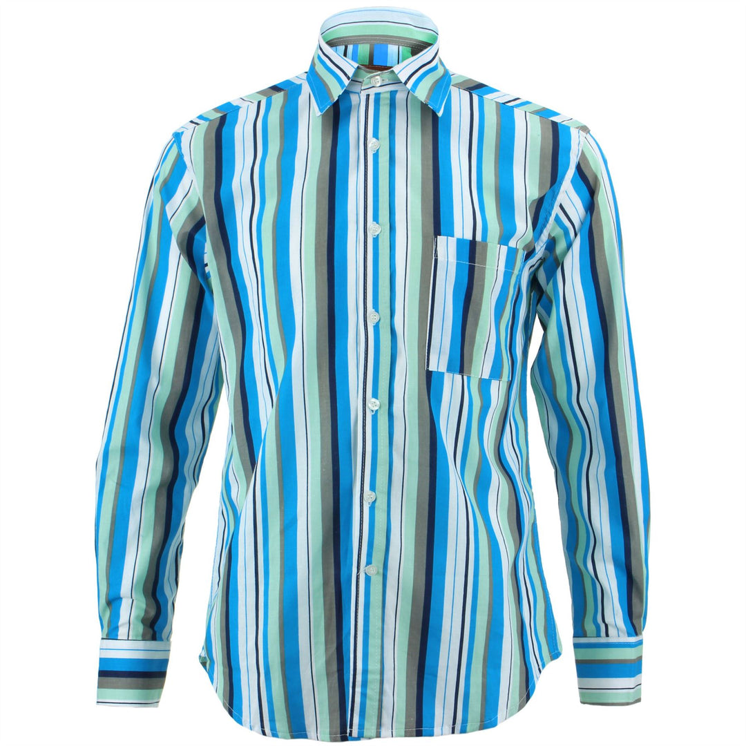 Regular Fit Long Sleeve Shirt - Bayadere Stripes