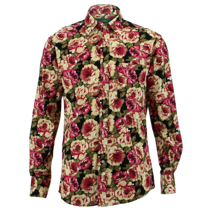 Regular Fit Long Sleeve Shirt - Floral