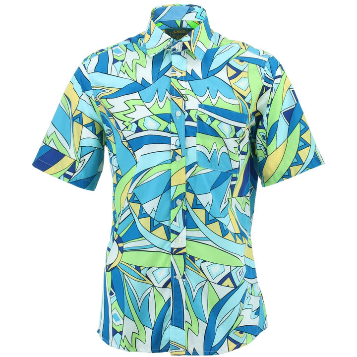 Regular Fit Short Sleeve Shirt - Abstract