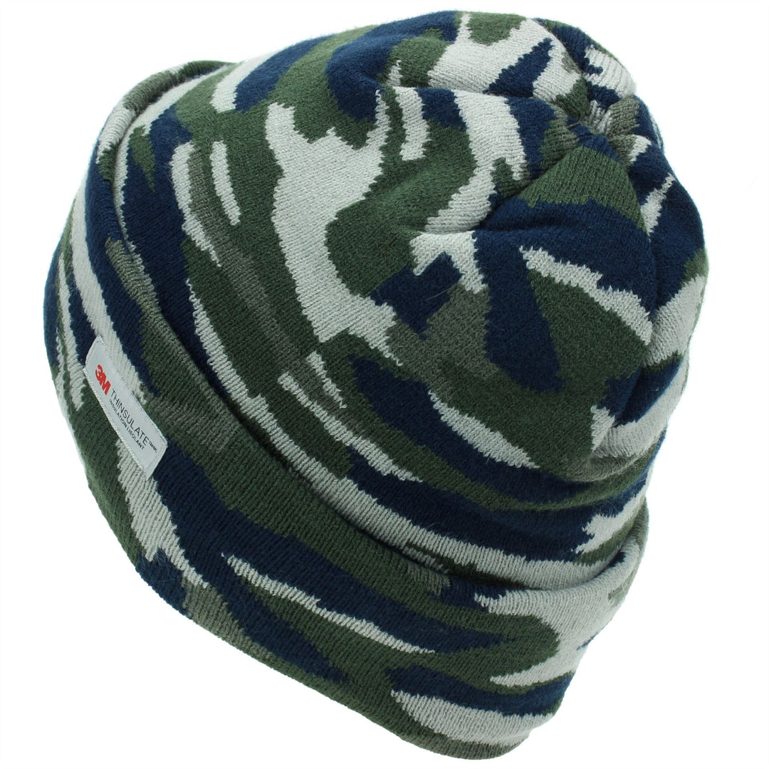 Hawkins Thinsulate Knitted Beanie Hat - Camo