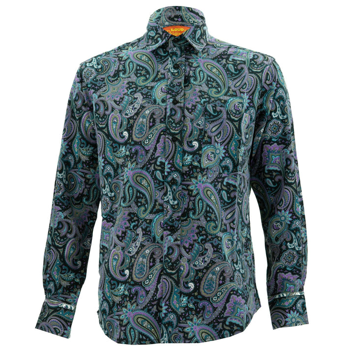 Regular Fit Long Sleeve Shirt - Paisley