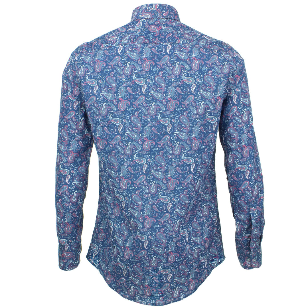 Tailored Fit Long Sleeve Shirt - Fish Tail Paisley