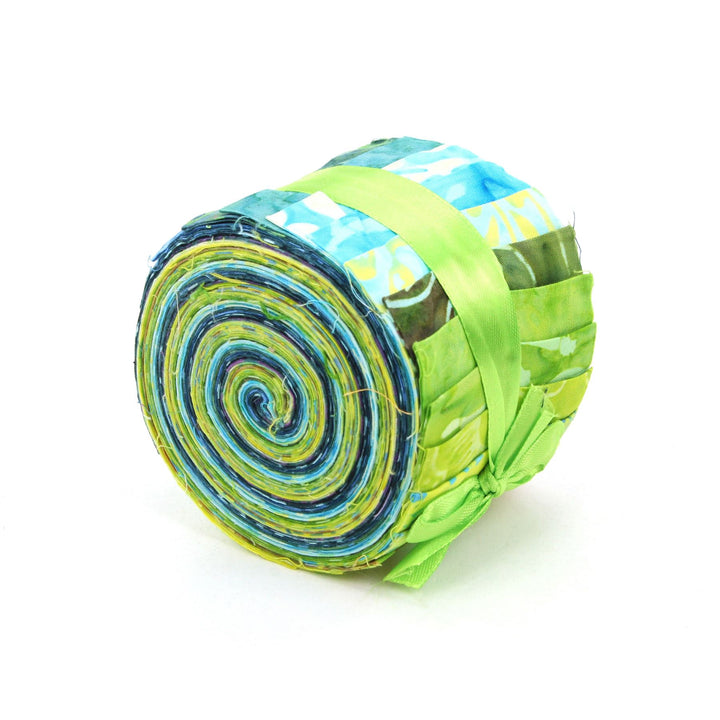 Jelly Roll - 20 Strips of 2.5" x 37" Cotton Batik