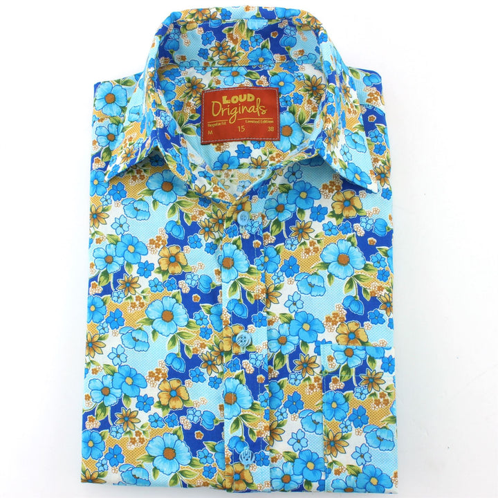 Regular Fit Short Sleeve Shirt - Daisies